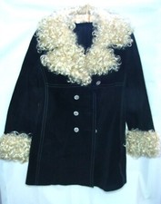 Black suede coat for sale  Redding