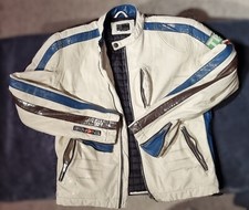 Weiße energie lederjacke gebraucht kaufen  Erfurt