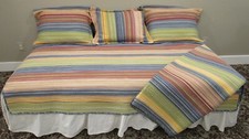 Cotton stripe quilted for sale  Delaplane