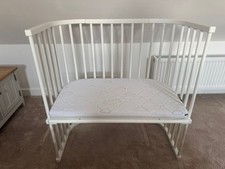Babybay white bedside for sale  GRAYS