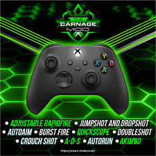CONTROLADOR DE FOGO RÁPIDO XBOX ONE SERIES - CARNAGE 3.0 MOD - Preto carbono modificado comprar usado  Enviando para Brazil