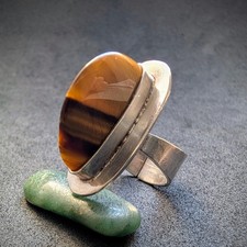 Designerring silberring 925er gebraucht kaufen  München