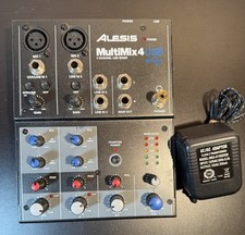 Mixer compacto Alesis MULTIMIX 4 USB 4 canais com fonte de alimentação comprar usado  Enviando para Brazil