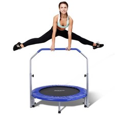 Trampolim esportivo de salto SereneLife 40 polegadas altamente elástico, tamanho adulto (caixa aberta) comprar usado  Enviando para Brazil