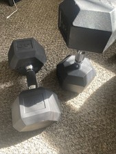 Hexagonal dumbbells rubber for sale  Cincinnati