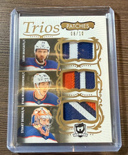 Usado, /10 Leon Draisaitl Ryan Nugent-Hopkins Stuart Skinner 2023/24 The Cup jogo-usado comprar usado  Enviando para Brazil