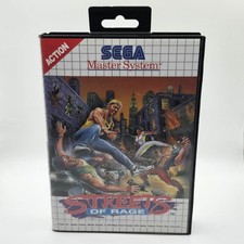 Sega Master System, Streets of Rage, SMS, PAL, Genuíno, Na Caixa, Testado, Muito Bom Estado Usado comprar usado  Enviando para Brazil