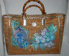 Bolsa tote pintada à mão Lilly Pulitzer Greydon cortiça dourada LILLY'S HOUSE, usado comprar usado Bolsa tote pintada à mão Lilly Pulitzer Greydon cortiça dourada LILLY'S HOUSE, usado comprar usado  Enviando para Brazil