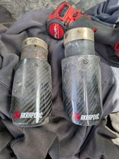 Akraprovic exhaust tips for sale  LOOE