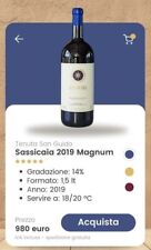 Sassicaia 2019 magnum usato  Italia