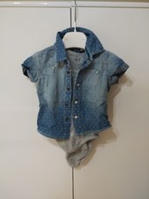 Camicia jeans bimbo usato  Torrenova