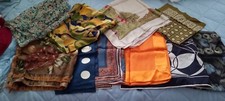 Assorted silk scarves for sale  PAIGNTON