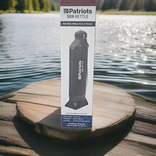 Aquecedor de água 4Patriots Sun Kettle: garrafa térmica solar portátil 16,9 fl oz/500 ml comprar usado  Enviando para Brazil
