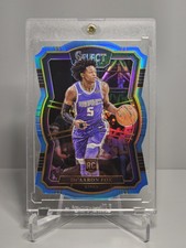 Usado, 2017-18 Panini Select De’Aaron Fox Light Blue Prizm Die Cut RC 101/185 Kings comprar usado  Enviando para Brazil