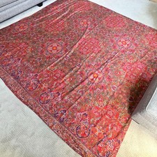 Lençol Ralph Lauren Galahad Red Paisley King Flat Top comprar usado  Enviando para Brazil