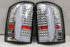 FITS 14-18 GMC Sierra 1500 2500HD 3500HD Chrome LED Tube Tail Lights Brake Lamps comprar usado  Enviando para Brazil