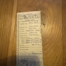 Vintage logbook austin for sale  READING