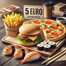 10x5 lieferando gutschein gebraucht kaufen  Hamburg