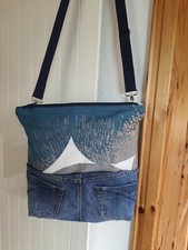 Tasche jeans handarbeit gebraucht kaufen  Kirn