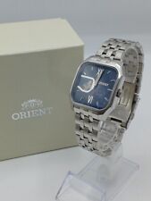 Relógio masculino automático ORIENT DBAC-CO mostrador azul analógico mostrador quadrado do Japão comprar usado  Enviando para Brazil