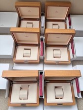 1 CAJA OMEGA Caja de Reloj de Madera con Caja Cubo Rojo de Viaje segunda mano  Embacar hacia Mexico