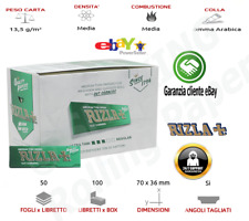 50 folhetos de papel laminado verde Verdi Corte cartine Rizla comprar usado  Enviando para Brazil