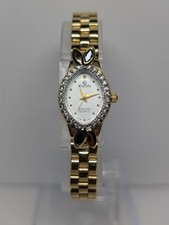Relógio de quartzo feminino Elgin diamante – elegante tom dourado nova bateria funciona comprar usado  Enviando para Brazil