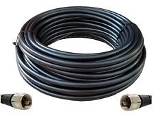 Usado, Conjunto de cabo coaxial tipo LMR400 com conectores PL259 25 50 75 100 pés BR400 comprar usado  Enviando para Brazil