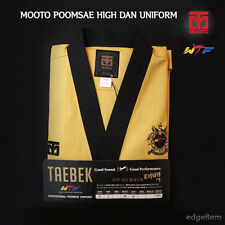 MOOTO Pomsae WTF High Dan Uniforme TAEBEK Amarelo Taekwondo Open Dobok TKD comprar usado  Enviando para Brazil
