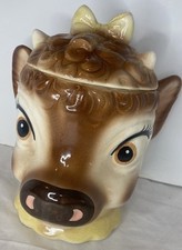 Jarro de biscoito vintage Metlox Poppytrail cerâmica Borden cabeça de vaca grande com caixa de som comprar usado  Enviando para Brazil
