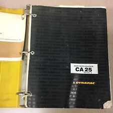 Dynapac CA25 II Series 2 PEÇAS MANUAL LIVRO CATÁLOGO ROLO COMPACTADOR VIBRATÓRIO comprar usado  Enviando para Brazil