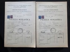 Pagelle scuola periodo usato  Trieste