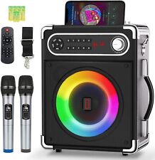 Karaoke anlage mikrofonen gebraucht kaufen  Deutschland