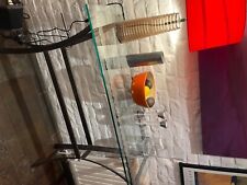 Glass metal console for sale  LONDON