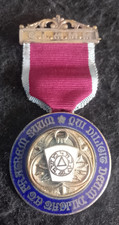 Silver enamel masonic for sale  LONDON