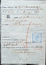 Regno 1865 paularo usato  Volpago del Montello