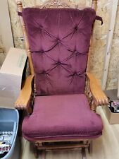 Oak glider rocker for sale  Troutville