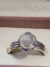 Silberring mondstein größe gebraucht kaufen  Neuenhagen