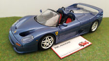 FERRARI F50 BARCHETTA 1995 bleu métal 1/18 BURAGO voiture miniature d collection comprar usado  Enviando para Brazil