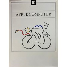 POSTER ORIGINAL - DÉCADA DE 1980 - RODAS PARA A MENTE (PICASSO) (COMPUTADOR APPLE) comprar usado  Enviando para Brazil