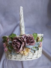 Basket white painted for sale  Butler