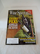 Wine Spectator Magazine Jan-Fed 2014, Year in Review 2013, Editors Picks of 2014 comprar usado  Enviando para Brazil