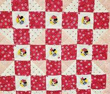 Nova colcha de retalhos feita à mão e acolchoada à mão padrão "Minnie Mouse" comprar usado  Enviando para Brazil