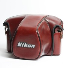 Nikon burgundy leather for sale  CANTERBURY