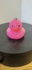 Rhinestone duck keychain for sale  LEAMINGTON SPA
