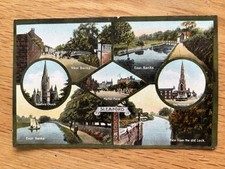 Multiview postcard sleaford for sale  ST. IVES