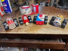 4 Buddy L Cars Coca-Cola Flocos Fosco Skippy Heinz Ketchup, usado comprar usado  Enviando para Brazil