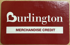 Burlington merchandise credit for sale  Park Ridge