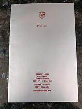 Porsche price list for sale  RUSHDEN