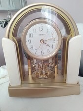 Seiko clocks gold for sale  RHYL